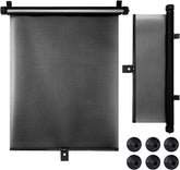 Car Window Shade for Side 2 Pack Retractable Sun Visor